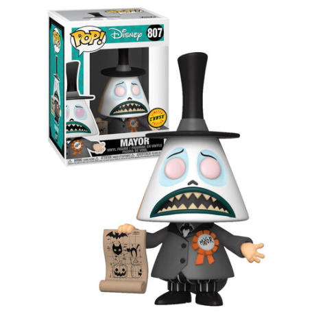 Figura Funko POP! Disney - Pesadilla antes de Navidad (The Nightmare Before Christmas) - Mayor with Megaphone 807 Chase