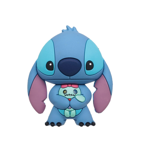 Imán Disney Stitch with Scrump 6.5cm