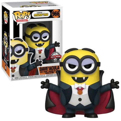 Figura Funko POP! Minions - Dave'acula Exclusive 966