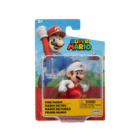 Figura Nintendo Super Mario - Fire Mario 6cm Wave 39