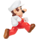 Figura Nintendo Super Mario - Fire Mario 6cm Wave 39