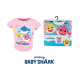 Camiseta niña manga corta Baby Shark rosa 5 años 110 - 6 años 116cmcm