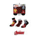 Pack de 3 calcetines Marvel Avengers - Iron Man Talla 23-26