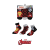 Pack de 3 calcetines Marvel Avengers - Iron Man Talla 27-30