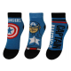 Pack de 3 calcetines Marvel Avengers - Capitán América Talla 23-26