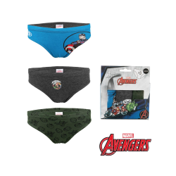 Pack 3 slips niño Marvel Avengers 3-4 años 98-104cm