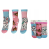 Pack de 3 calcetines Disney Classics - Marie, Bambi, Dálmatas 23-26