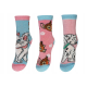 Pack de 3 calcetines Disney Classics - Marie, Bambi, Dálmatas 23-26