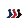 Pack de 3 calcetines Among Us negro - rojo - azul 31-34
