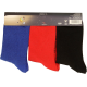 Pack de 3 calcetines Among Us negro - rojo - azul 31-34