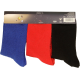Pack de 3 calcetines Among Us negro - rojo - azul 39-42
