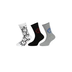 Pack de 3 calcetines Among Us blanco - negro - gris 35-38