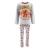 Pijama de invierno Harry Potter Gryffindor gris 6 años 116cm