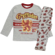 Pijama de invierno Harry Potter Gryffindor gris 6 años 116cm