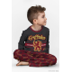 Pijama largo Harry Potter Gryffindor gris burdeos 8 años 128cm