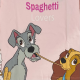 Pijama interlock niña Disney - La dama y el Vagabundo - Spaghetti Lovers 8 años 128cm