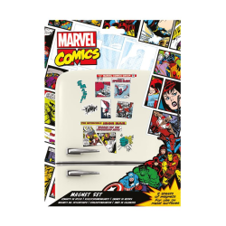 Set de 20 imanes Marvel Comics 7x4cm