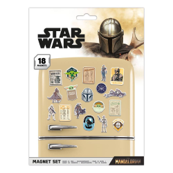 Set de 20 imanes Star Wars - The Mandalorian Bounty Hunter 7x4cm