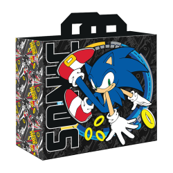 Bolsa de compra reutilizable Sonic 45x40x20cm