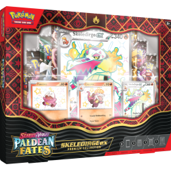 Caja de cartas Pokemon Paldean Fates Premium Collection - Skeledirge Ex (inglés)
