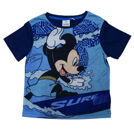 Camiseta niño manga corta Mickey - Surf Talla 8