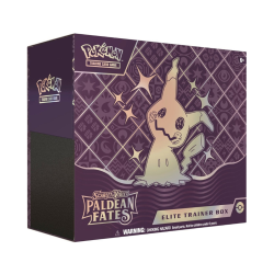 Caja de cartas Pokémon Elite Trainer Box Scarlet & Violet Paldean Fates (inglés)
