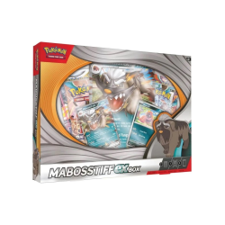 Caja de sobres de cartas Pkémon Mabosstiff ex Collection Box (inglés)