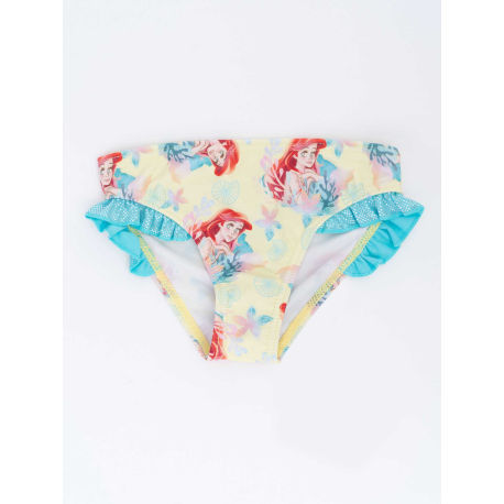 Culetin - bikini niña Disney La Sirenita - Ariel amarillo - celeste 3 años 98cm