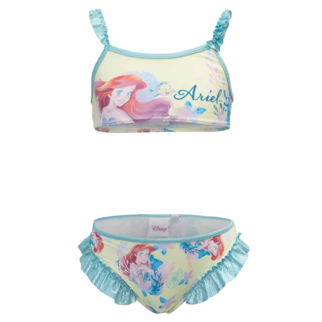 Bikini niña Disney La Sirenita - Ariel amarillo - verde 5 años 110cm