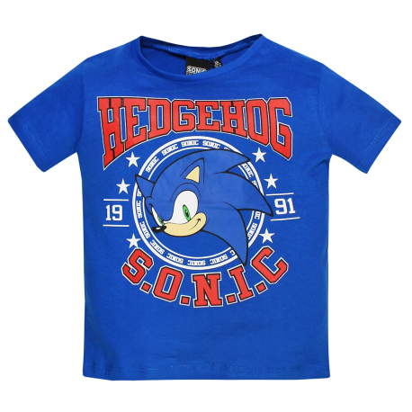 Camiseta niño Sonic - Sonic Hedgehog 1991 Azul 6 años 116cm