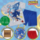 Pijama manga corta niño Sonic Let's Go gris - azul 3 años 98cm CONFECCIONADO CON MATERIALES RECICLADOS