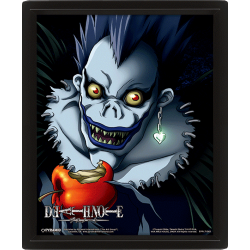 Póster 3D Death Note - Light y Ryuk 23,5 x 28,5 cm