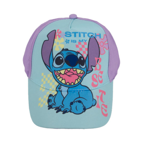 Gorra infantil Disney Lilo & Stitch - Stitch is my bestie celeste - lila 54cm