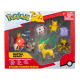 Figura Pokémon Pack de 8 Figuras Battle Figure Set Female Pikachu, Jigglypuff, Rockruff, Sneasel, Abra, Ditto, Leafeon, Magikarp