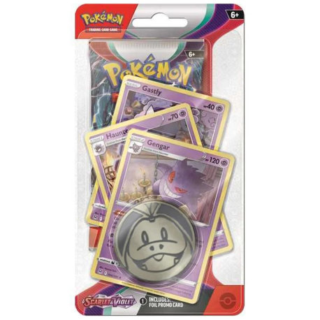 Blister con 1 sobre de cartas Pokémon Scarlet & Violet - Gengar (inglés)