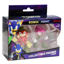 Figura Sonic Prime - Knuckles BCM + Amy 6cm