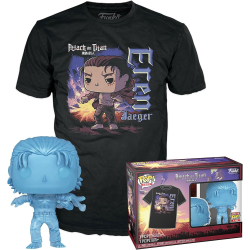 Figura Funko POP! + Camiseta Talla M Attack on Titan - Eren with marks