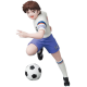Figura Captain Tsubasa Series 2 - Misugi Jun - Julian Ross - Campeones Oliver y Benji 11cm