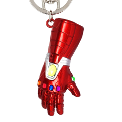 Llavero metálico Marvel Avengers - Iron Man Gauntlet 6.5cm