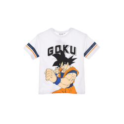 Camiseta niño Dragon Ball Super - Goku blanca 4 años 104cm