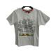 Camiseta infantil Super Mario - Personajes 8 años 128cm gris