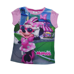 Camiseta niña manga corta Minnie - Gafas Talla 4