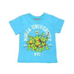 Camiseta niño Tortugas Ninja - Ninja University celeste 6 años 116cm