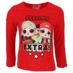 Camiseta niña manga larga LOL Surprise - Feeling Extra! roja 10 años 140cm