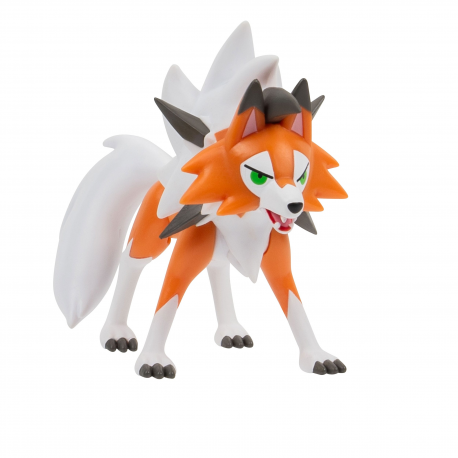 Pack de 2 Figuras Pokémon Battle - Lycanroc Dusk Form 7 5cm