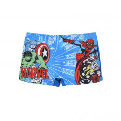 Bañador boxer niño Marvel - Spider-man, Tor, Capitán América y Hulk azul 10 años 140cm
