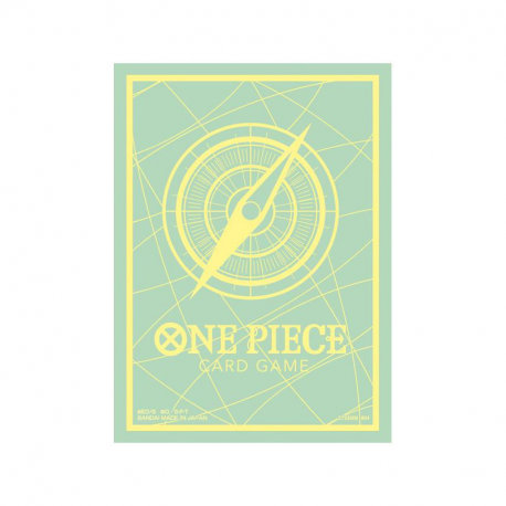 Fundas para cartas One Piece TCG - brújula verde amarilla (70 unidades)