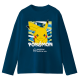 Camiseta infantil manga larga Pokemon - Pikachu Electrifying! azul 10 años 140cm