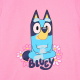 Camiseta niña Bluey rosa 3 años 98cm CONFECCIONADA CON MATERIALES RECICLADOS