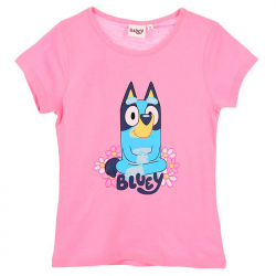 Camiseta niña Bluey rosa 4 años 104cm CONFECCIONADA CON MATERIALES RECICLADOS
